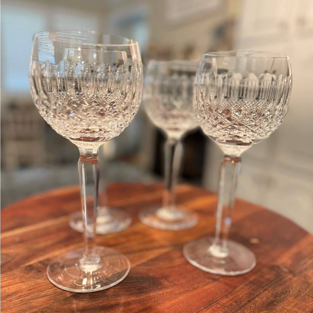 Waterford Crystal Stemware COLLEEN Hock Wine Glasses - Set of Four Vintage - Picture 2 of 15